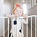 Toddleroo by North States 38.25” wide Arched Auto Close Baby Gate with Easy Step: Extra low threshold reduces trip hazard. Pressure or Hardware Mount. Fits 28.75 to 38.25