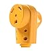 SnowyFox RV 30 Amp Female Replacement Plug - Heavy Duty 30 Amp RV Plug Receptacle with Ergonomic Handle, Designed to Accommodate Wire