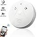 Night Vision Hidden Spy Camera, QUANDU WiFi Smoke Detector Hidden Camera DVR Mini Nanny Cam with Motion Detection for Home Security Surveillance Apps for iOS/Android/PC/Mac