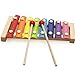 Xylophone Children's Music Initiation Toy Wooden 8 Colors & Tones Hand Knock with Mallets