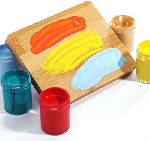 TBC The Best Crafts Acrylfarben 24 Farben Acrylfarbe Set Acrylic Paint Set Schulmalfarben Set Malens auf Leinwand Holz… – Bild 6