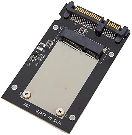 PrinceShop - For Windows10/8/7 External mSATA SSD to 2.5" SATA Adapter Enclosure with Case for 30x50mm 128GB/256GB/512GB MSATA SSD