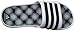 adidas Men's Adissage 2.0 Slides Sandal, White/Black/White, 5