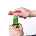 4 Pack Bottle Opener Creative Bottle Opener Cap Gun Plastic Beer Bottle Opener Cap Launcher Shooter for Home Bar Party Drinking Game (Red and Grey)