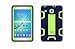 TIMISAM Samsung Galaxy Tab E 8.0 Case, [Heavy Duty] High Impact Hybrid Drop Proof Armor Defender Protection Case Built With Stand for Samsung Galaxy Tab E 8.0（T377/T375） (Navy+Green)