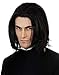 Dark Professor Wizard Costume Wig Long Black Mens Wigs Michael Jackson Vega Adults Kids
