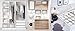 (Set of 3) Breathable Canvas Storage Box, Blanket Storage Bag, Organizer Box with Zipper and 2 Handles, See-Through Front Window, Size: 13.7’’ x 11.8’’ x 7.8’’