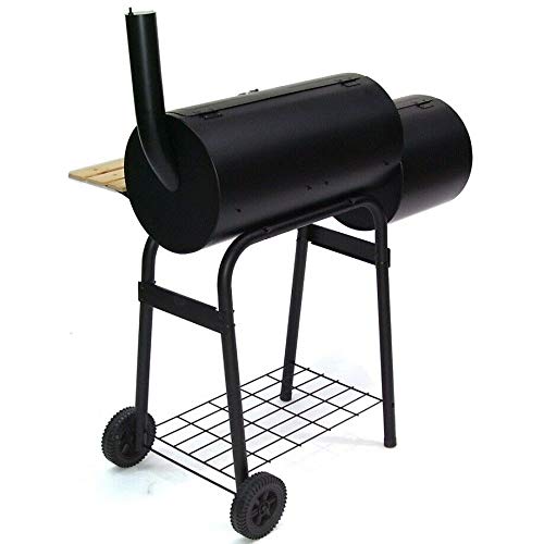 D&L BBQ Holzkohlegrill Barbecue 56510 Smoker Grill Grillwagen Standgrill Räucherofen AWZ – Bild 4