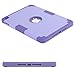 iPad Mini 4 Case,iPad Mini 4 Retina Case,BENTOBEN Anti-Slip Shock-Absorption Silicone High Impact Resistant Hybrid Three Layer Protective Cover for iPad Mini 4(Light Purple & Purple)