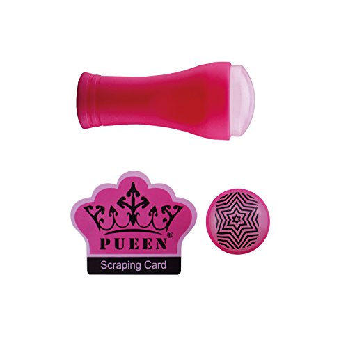 PUEEN Nail Art Stamping LOVE BOX I - 4 Lover Collection Plates - 125x65mm Unique Nailart Polish Stamping Manicure Image Plate Accessories Kit - BH000576