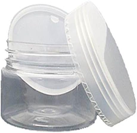 Sprayco JC-3 3 Oz Clear Pet Jar With Lid Assorted Colors