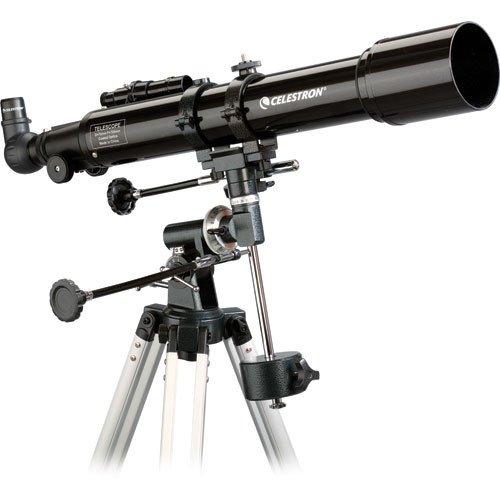 2.8" Refracting Telescope & Camera Bundle for Beginners - 70 mm (2.8") Refractor, Sturdy EQ1 Mount, Camera and Kit of Accessories