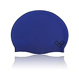 VITCHELO Waterproof Swim Cap Silicone. Best Silicone Swim Caps for Women With Short Hair, Swimming Cap for Men & Bathing Cap. Perfect Swimming Caps for Casual Use, Competition & Training (Set of 2)
