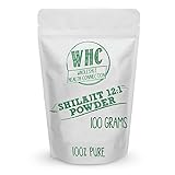 Shilajit Powder 12:1 Extract 100g (400 Servings) | Supports Testosterone, Energy, Memory, Nutrient Absorption, Intelligence, Healthy Blood Sugar, Detox, Antioxidants