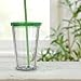 Maars Classic Insulated Tumblers 16 oz | Double Wall, Reusable Plastic Acrylic - Clear | Perfect for Parties, Birthdays, Customization - 4 Pack