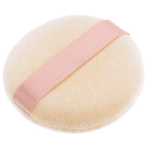 FOREVER YUNG Women Facial Cosmetic Tool Round Light Pink Sponge Powder Puff
