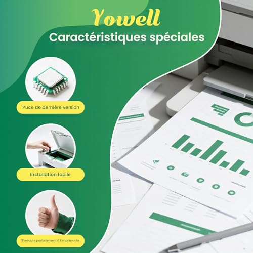 Yowell XP2200 Ink Cartridge Compatible with Epson XP-3200 XP-3205 XP-4200 XP-4205 XP-2200 XP-2205, Workforce WF-2910 WF-2930 WF-2950,3X Cyan, 3X Magenta, 3X Yellow