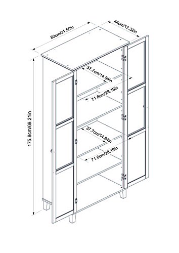 HOMESTAR ZH141366 Storage Cabinet
