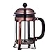Mandarin-Gear Copper Stainless Steel French Press Coffee Maker, 28 oz / 800 ml
