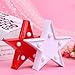 LED Plastic Star Night Light,Nursery Light Wall Decor for Christmas,Birthday Party,Kids Room, Baby Room Table Lamp(White)