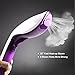 CANARY Mini Garment Steamer, 20'' Fast Heat-up Mini Portable Fabric Clothes Steamer with 60ml Capacity for Home and Travel,with Soft Lint Remover and Fabric Brush(Purple)
