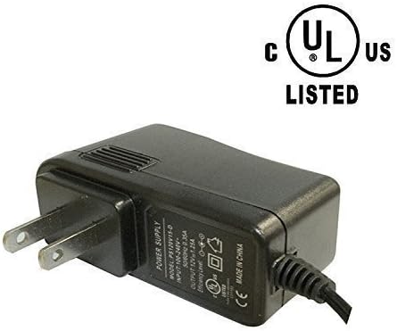 Eziview UL List 12V DC Power Adapter Supply 2.1mm 1.25A, CCTV