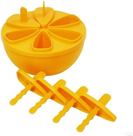 Ice Cream Mold Ice Bucket Mold Sorbet Mold Home Children Creative,Orange