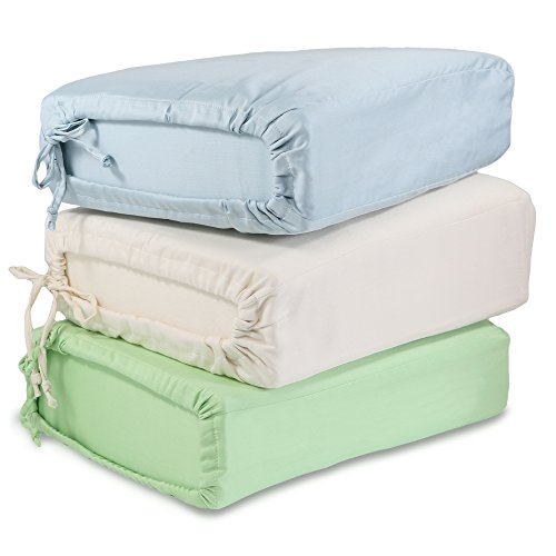 Whisper Organics 100% Organic Cotton Bed Sheet Set, 400 Thread Count - GOTS Certified (King, Natural)