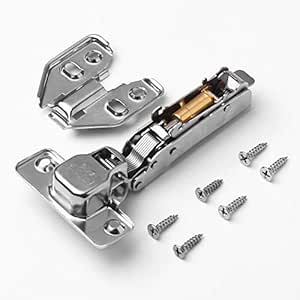 Bisagras de acero inoxidable para armarios y muebles, cierre suave