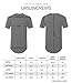 URBANCREWS Mens Hipster Hip Hop Elong Round Hemline Crewneck T-Shirt