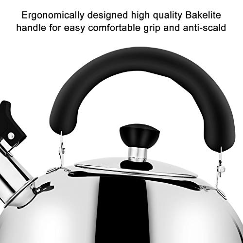 3 Stovetop+Whistling+Stainless+Capacity+ECPURCHASE