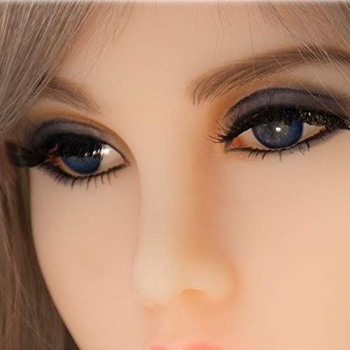 1 Pair Realistic Life Size Half Round Doll Eyes Safety for TPE Silicone Real Doll - Blue