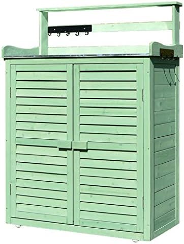 屋外ガーデン収納小屋 木製シャッターデザイン収納収納ボックス ツール芝生ケア機器 プール用品 ガーデンアクセサリー収納キャビネットに最適