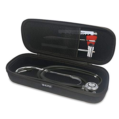 HESPLUS Storage Travel Case for 3M Littmann Classic III Stethoscope, Lightweight II S.E, Cardiology IV Diagnostic, MDF Acoustica Deluxe Stethoscopes