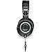 Audio-Technica ATH-M50X Professional Studio Headphones (Black) with FiiO A3 Portable Headphone Amplifier (Black)