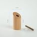 Astra Gourmet Natural Wooden Coat Hooks Wall Mounted - Vintage Single Organizer Hangers, Handmade Craft Hat Rack (Beech Wood, pack of 4)