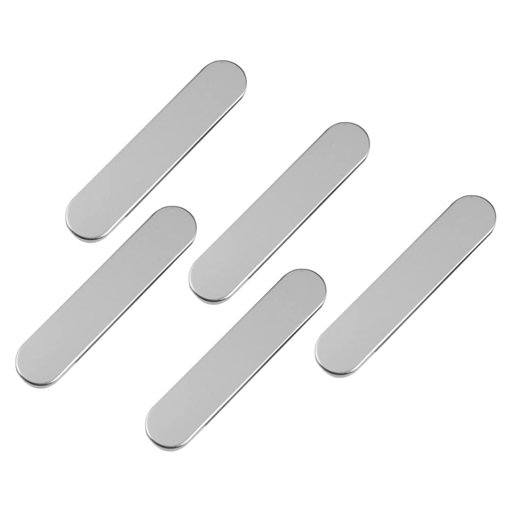 5Pcs Silver Tinplate Pen Storage Boxes Rectangular Metal Pen Cases for Organizing and Protecting Pens at Home or School