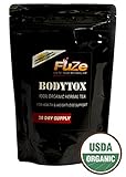 Organic Teatox Weight Loss Tea - Gentle Herbal Detox Cleansing, Toxin Cleanse, Appetite Suppressant, Reduce Bloating and Constipation - 30 bags - Made in USA - Fuze Nutritionals