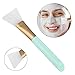 Face Mask Brush Mask Beauty Tool Silicone Face Mask Brush 2 PCS Face Mask Brush, Mask Beauty Tool Soft Silicone Facial Mud Mask Applicator Brush Hairless Body Lotion And Body Butter Applicator Tools