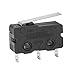 uxcell AC 250V 5 Amp SPDT 1NO 1NC Short Straight Hinge Lever Mini Micro Switch 10 Piece