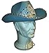 Loftus International Rodeo Queen Sequins & Tiara Cowgirl Hat Blue One Size Novelty Item