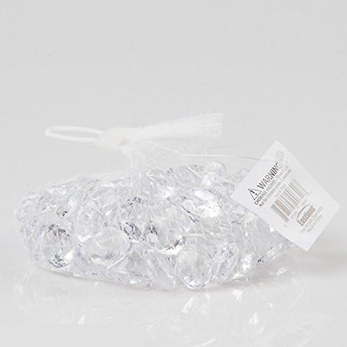 Acrylic Diamond Vase Filler Clear 1 Bag