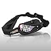 Gear Beast Dual Pocket Running Belt Fanny Pack, ID And Key Holder, Slim Adjustable Elastic Sport Travel Waist Pack Holds Cell Phones Including iPhone X 8 7 6 6s Plus Galaxy S6 S7 Edge S8 Plus Note 8