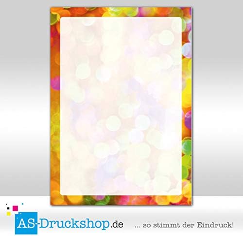 Design Paper Carnival - Party / 100 Sheets/DIN A5 / 90 g Offset Paper