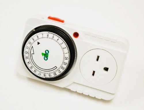 Gro1 Single Outlet Mechanical Timer - 240V