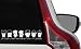 BTS Cartoon ALL Horizontal Car Vinyl Sticker Decal Bumper Sticker for Auto Cars Trucks Windshield Custom Walls Windows Ipad Macbook Laptop Home and More (WHITE)