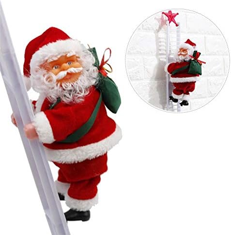 Babbo Natale 1932.Bloomma Babbo Natale Babbo Natale Elettrico Scalatore Bambola Decorazione Bambola Peluche Giocattolo Per La Decorazione Della Parete Di Casa Porta Del Partito Di Natale Amazon It Casa E Cucina
