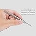 EINLIN Blackhead and Comedone Removal Tweezers Professional Stainless Steel Curved Tweezer With Case and Instructions Precision Whiteheads Pimple and Comedone Extractor