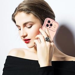 Hython for iPhone 14 Pro Max Case Cute Curly Wave