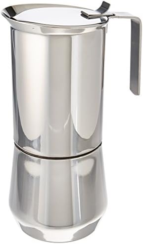 Ilsa 122-10 Stainless Steel Stove-Top Espresso Maker 10- Cup
